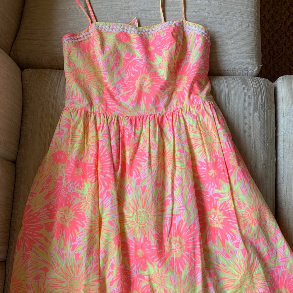 Lilly Pulitzer Bethany dress Sunkissed Glow size 2